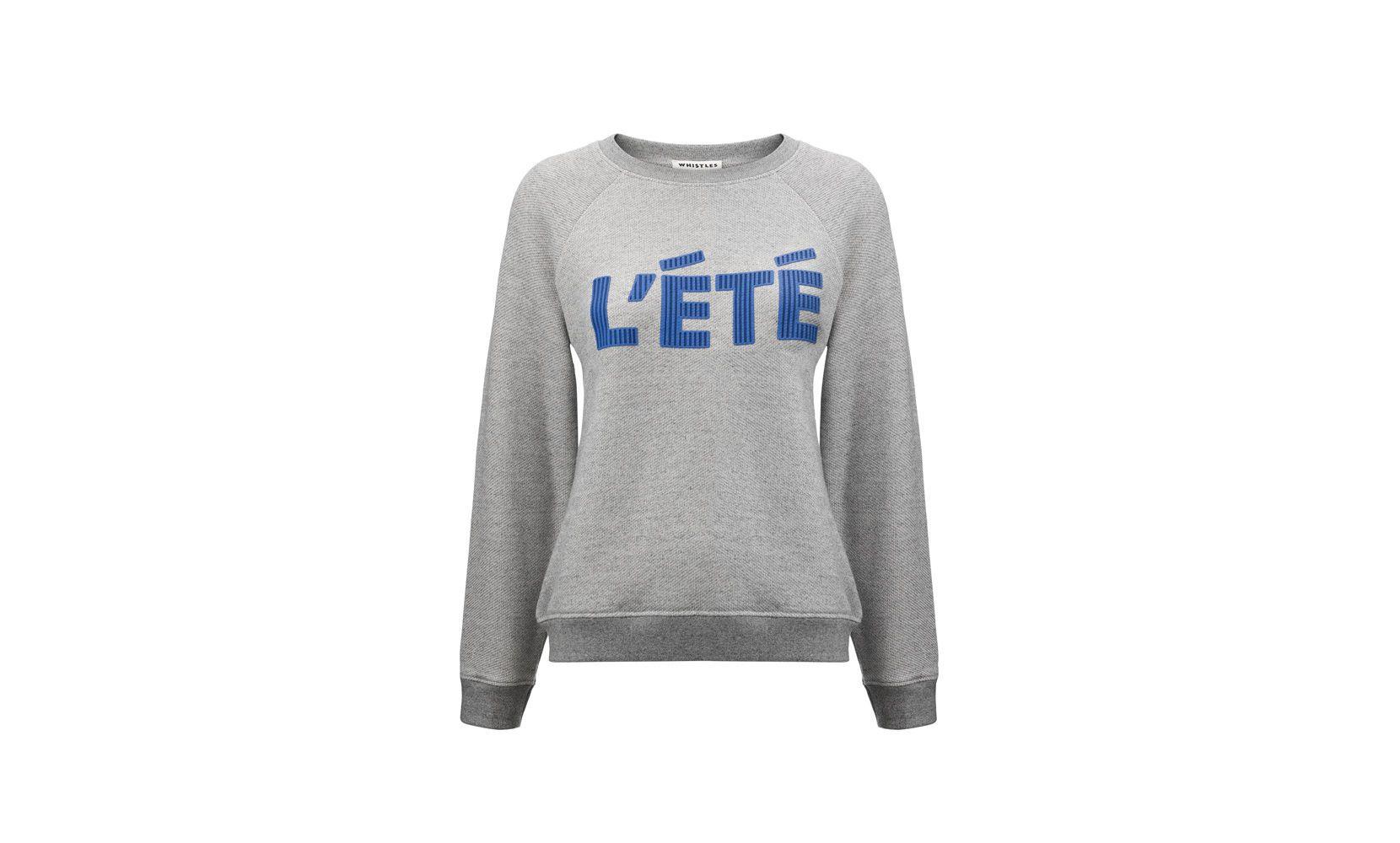 Lete Logo - LEte Logo Sweat, Grey | WHISTLES