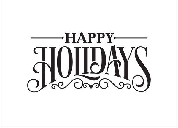 Happy Holidays Logo - Happy Holidays. Typography, Calligraphy, and Lettering