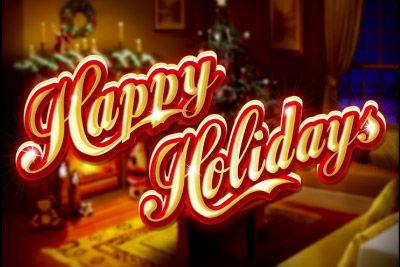 Happy Holidays Logo - Happy Holidays Mobile Slot Review
