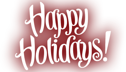 Happy Holidays Logo - Happy Holidays!