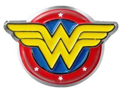 Wonderwoman Logo - DC Comics Wonder Woman Logo Colored Pewter Lapel Pin