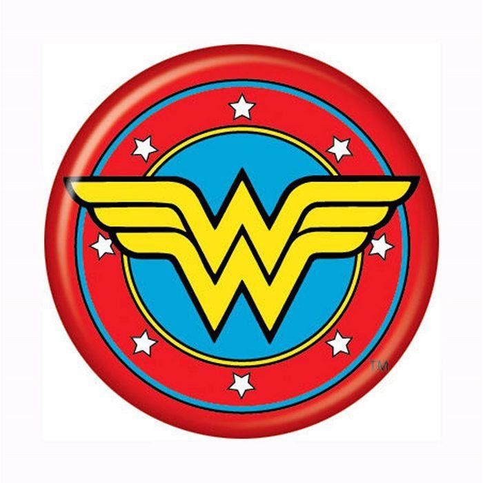 Wonder Woman Logo - Wonder Woman Symbol Button