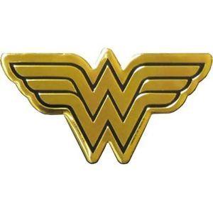 Wonder Woman Logo - WONDER WOMAN LOGO - METAL STICKER 4.75 x 2.5 - BRAND NEW - CAR DECAL ...