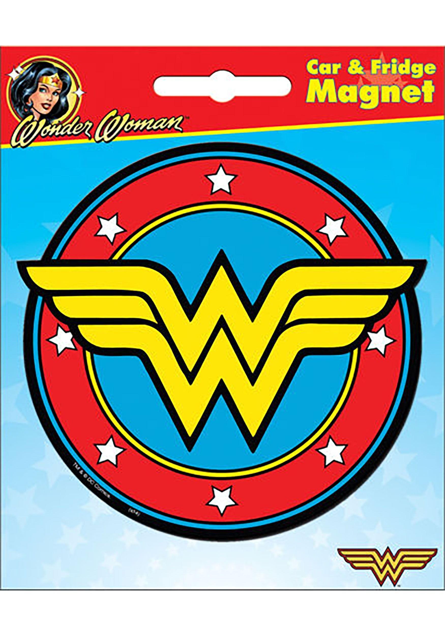 Wonder Woman Logo - DC Wonder Woman Logo Car Magnet