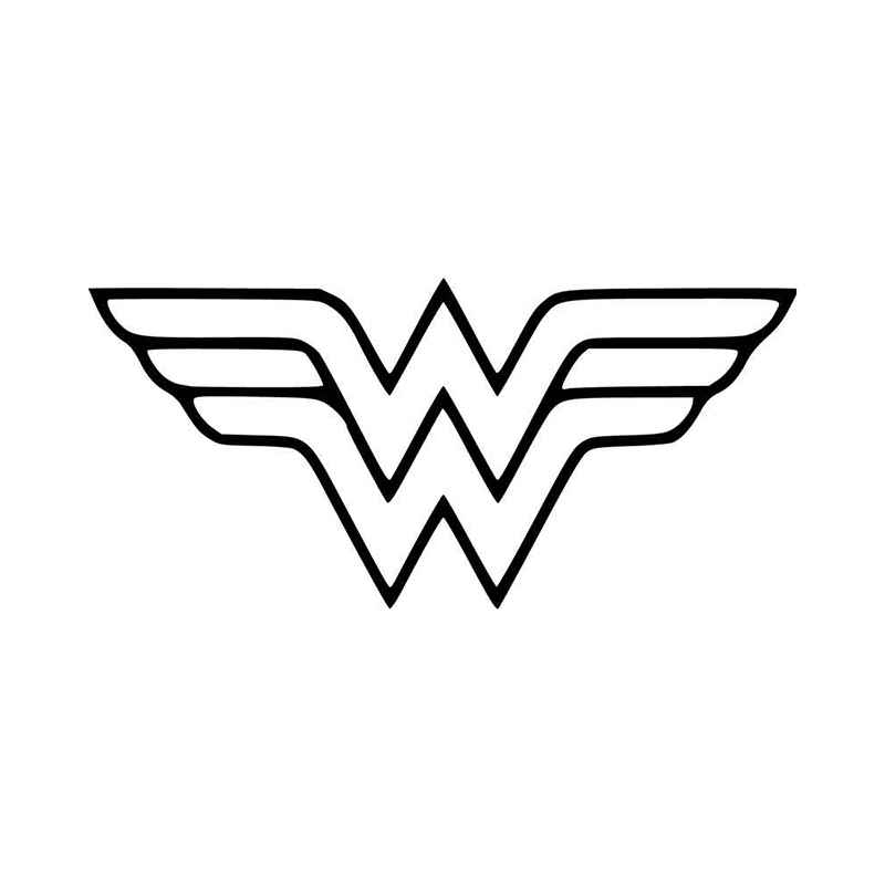 Wonder Woman Logo - Wonder Woman Logo Vinyl Decal Sticker