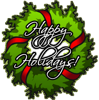 Happy Holidays Logo - Happy Holidays- Office Closed