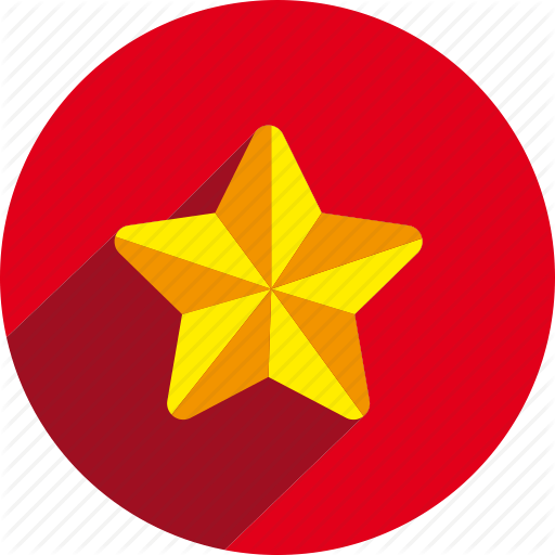 Star Symbol in Circle Logo - Christmas, circle, holiday, holidays, star, xmas icon