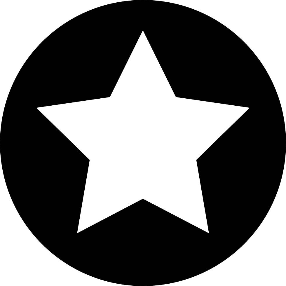 Star Symbol in Circle Logo - Circle Star Svg Png Icon Free Download