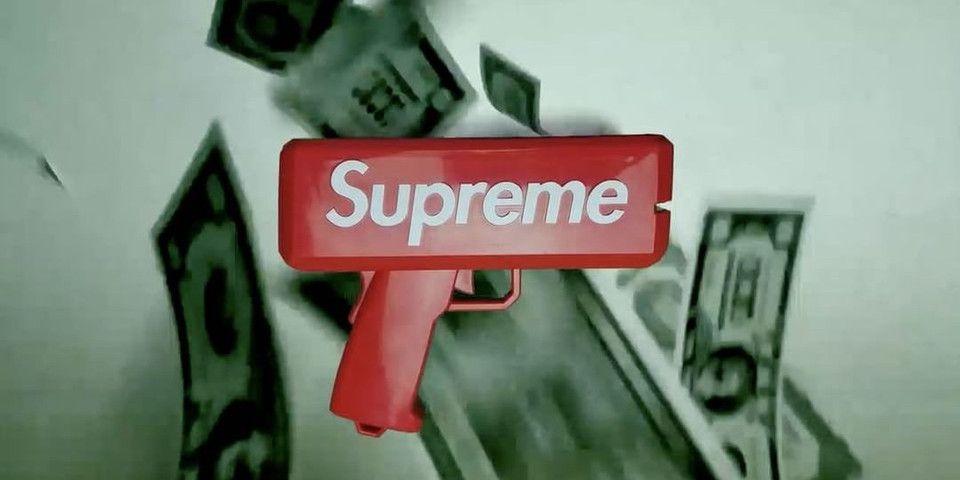 Supreme Cash Logo - Supreme's Cash Cannon in Action | HYPEBEAST
