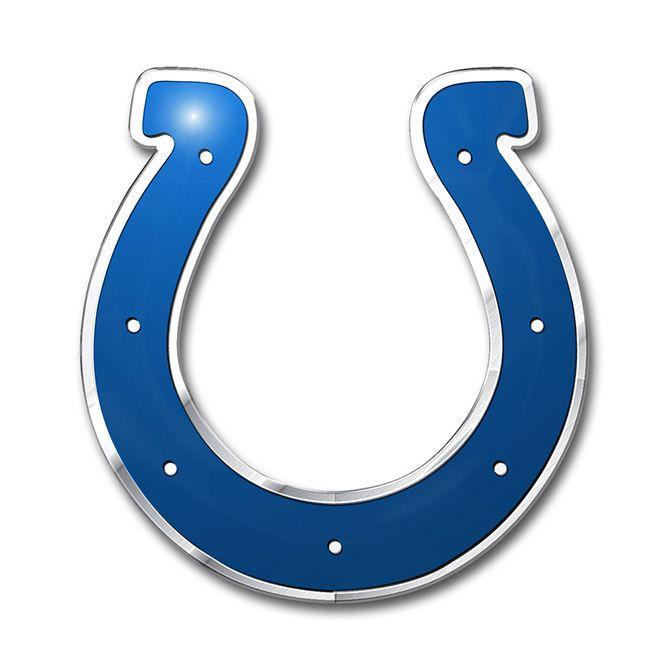 Colts Football Logo - New NFL Indianapolis Colts 3 D Aluminum Color Car Truck Emblem