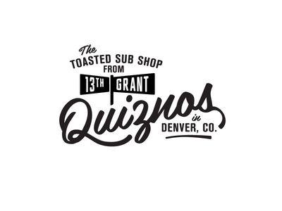 Quiznos Logo - Retro Logo Variation Seal for Quiznos | Lettering Logo | Pinterest ...