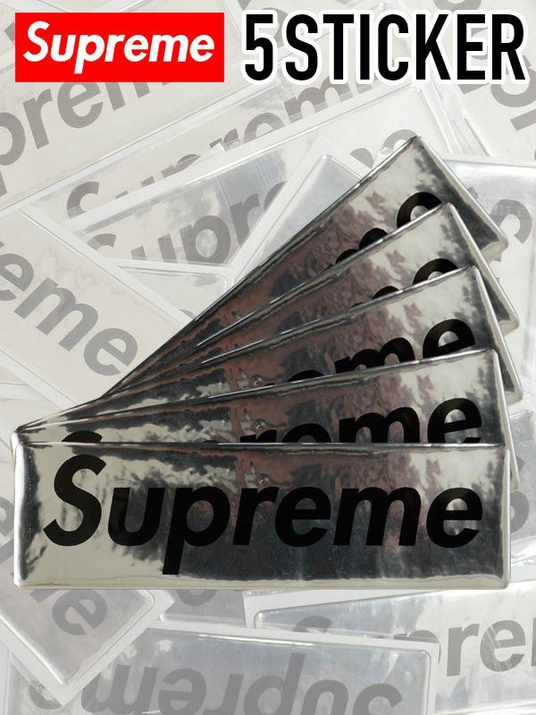 Supreme Cash Logo - RODEO BROS: Supreme シュプリームステッカー five pieces set box logo ...