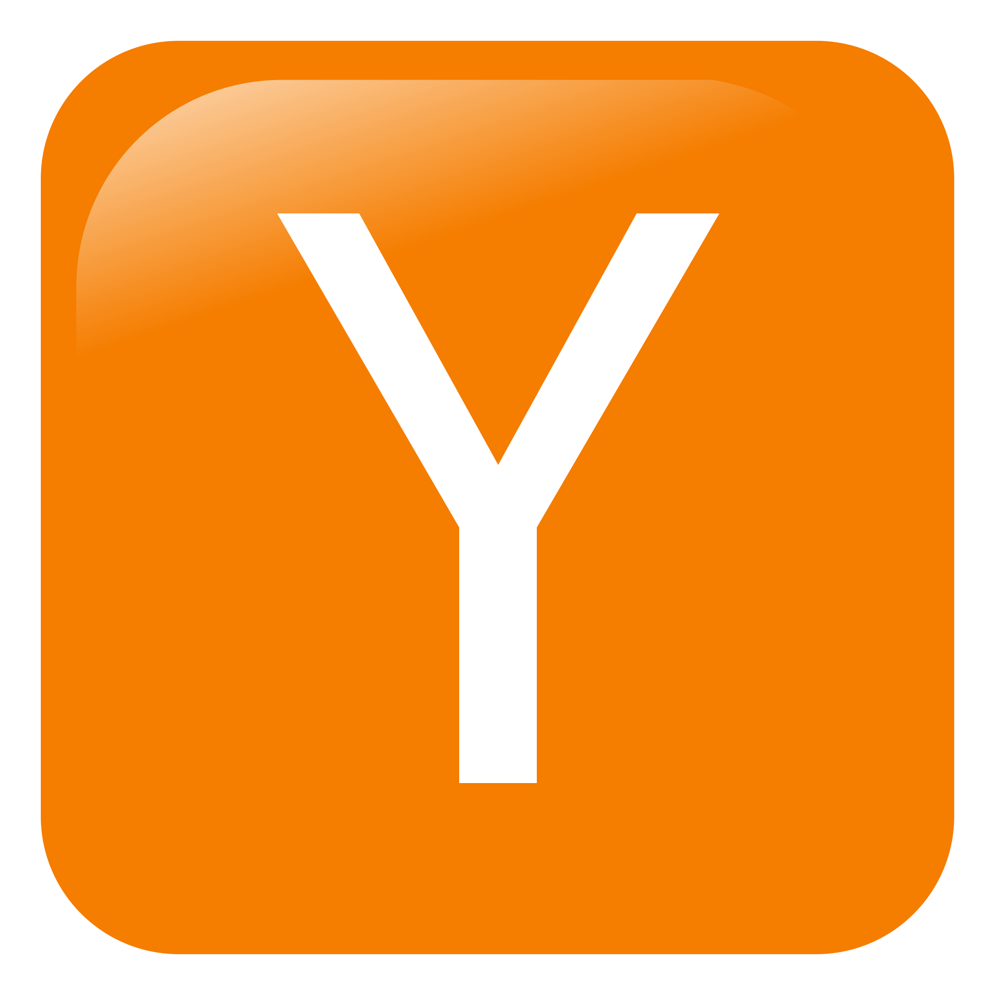 Orange Y Logo - Y combinator.svg