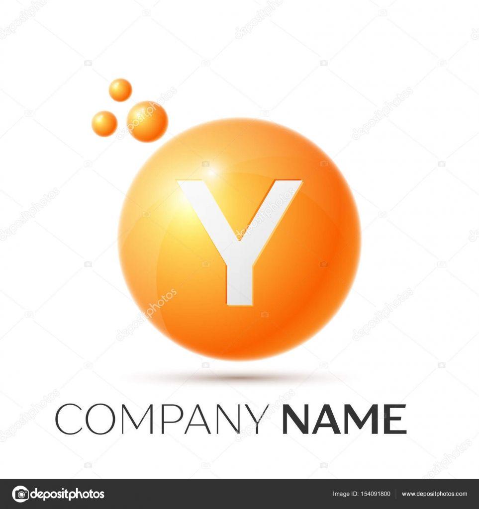 Orange Y Logo - Orange dots Logos