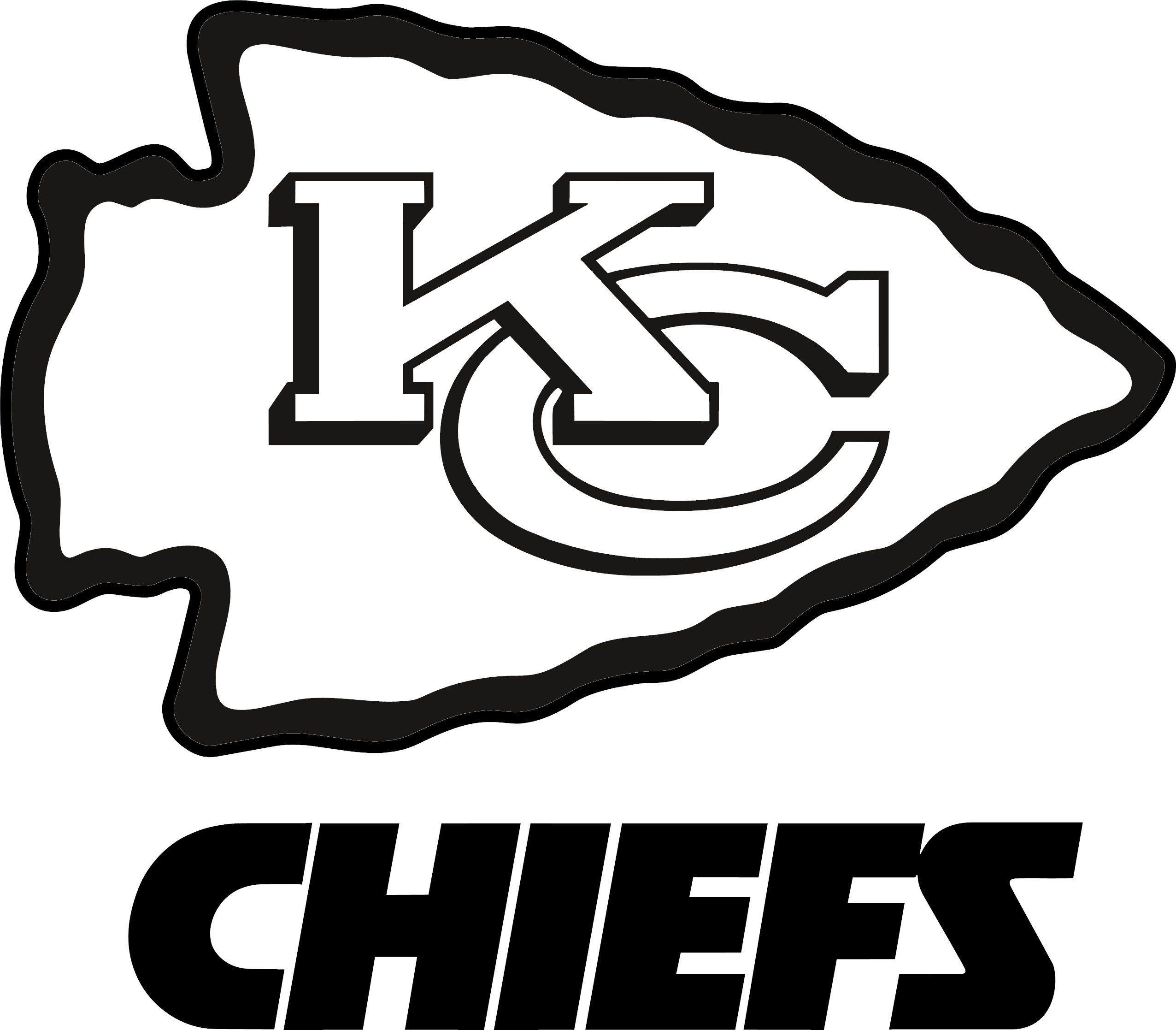 KC Chiefs Logo Stencil