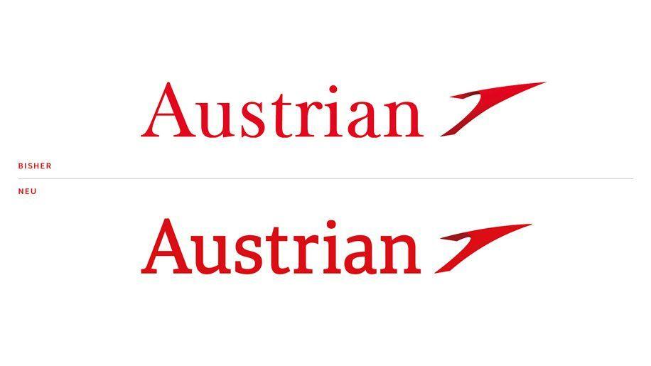 Austrian Airlines Logo - Austrian Airlines tweaks logo and livery