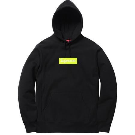 All-Black Supreme Box Logo - SUPREME - BOX LOGO HOODED SWEATSHIRT F/W '17 (BLACK) | The Magnolia Park