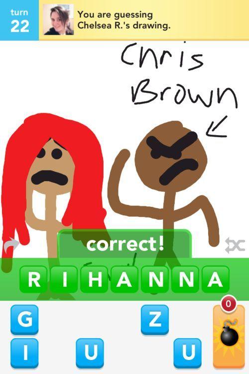 Draw Something App Logo - Disturbing Draw Something Drawings Of Rihanna. Good for a