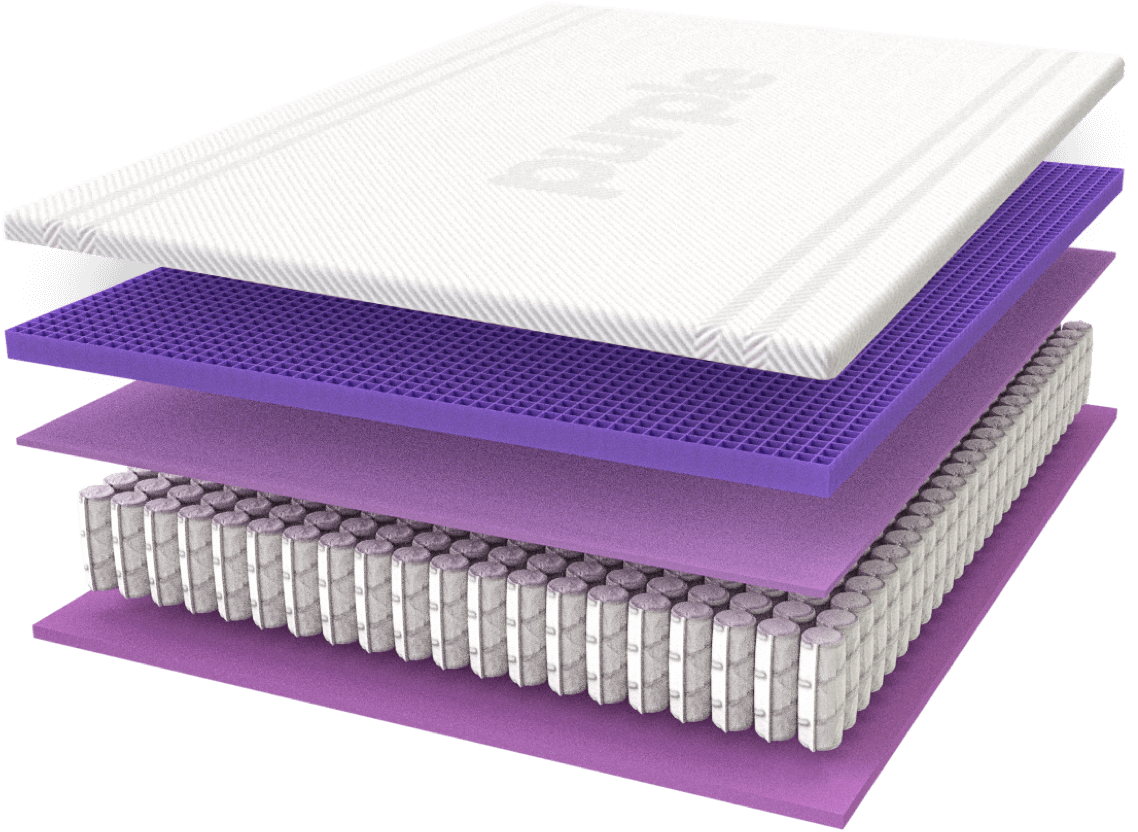 purple mattress logo font
