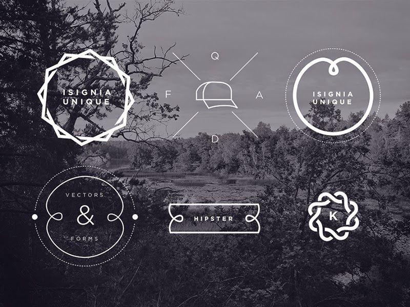 Hipster Circle Logo - 13+ Free Vector Hipster Logo Template Sets - Hipsthetic