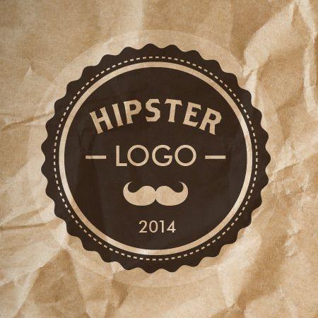 Hipster Circle Logo - Hipster Logo with Astute Graphics - Astute Graphics