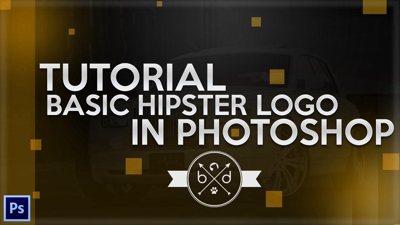 Hipster Circle Logo - Tutorial: Basic Circle/X Hipster Logo (Photoshop CC) - Behr - YouTube