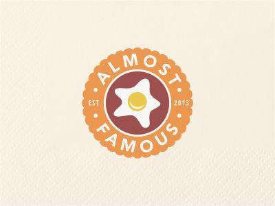 Famous Orange Circular Logo - Almost Famous by Type08 (Alen Pavlovic) | Dribbble | Dribbble