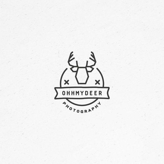 Small Business Logo - premade logo design custom logo small business logo antler logo ...