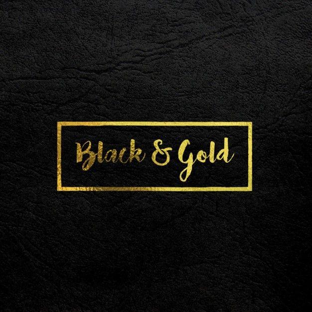 Google Gold Logo - Gold logo mock up on black leather PSD file | Free Download