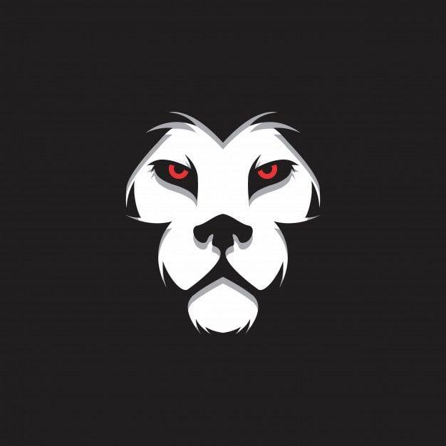 White Lion Logo - White lion logo template Vector