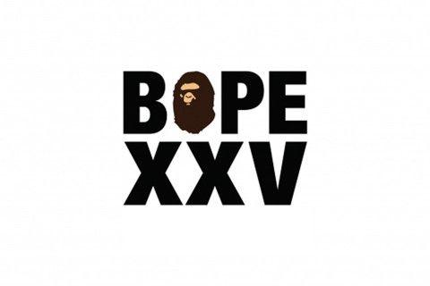 XXV Logo - A Bathing Ape Celebrates 25th Anniversary with 'BAPE XXV'
