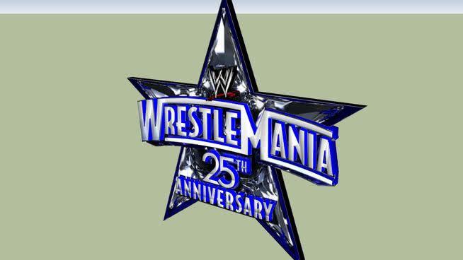 XXV Logo - Wrestlemania XXV secondary logo | 3D Warehouse