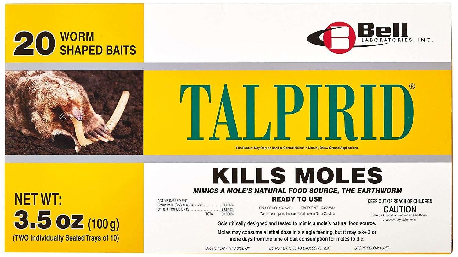 Worm S Way INC Logo - Amazon.com : Bell Laboratories Talpirid 7150 Mole Bait Worms, 20