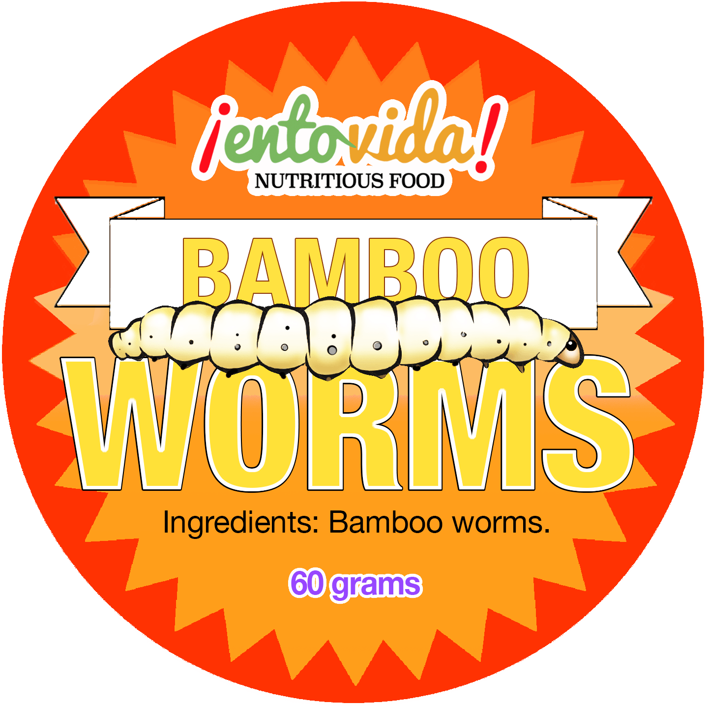 Worm S Way INC Logo - Bamboo Worms from EntoVida | EntoMarket