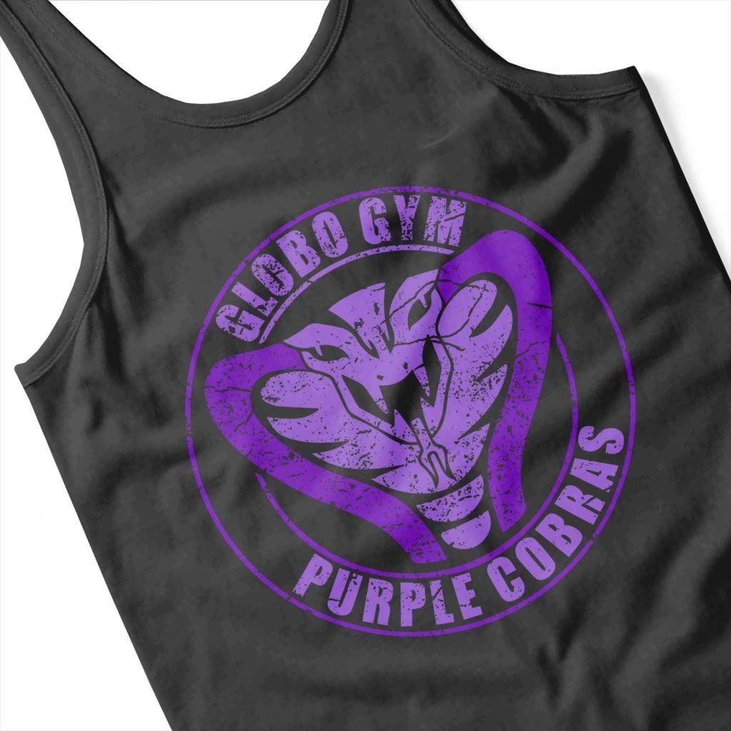 Purple Cobras Logo - Globo Gym Purple Cobras Logo Dodgeball Mens Vest Holiday Gifts