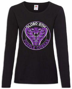 Purple Cobras Logo - Purple Cobras Women Long Sleeve T-Shirt Globo Symbol Logo Gym Team ...