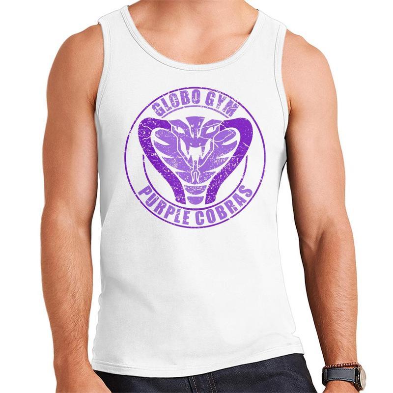 Purple Cobras Logo - Globo Gym Purple Cobras Logo Dodgeball Mens Vest Holiday Gifts