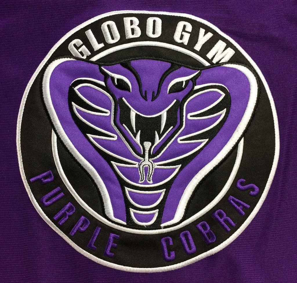 Purple Cobras Logo - White Goodman Globo Gym Purple Cobras Dodgeball Movie Authentic ...