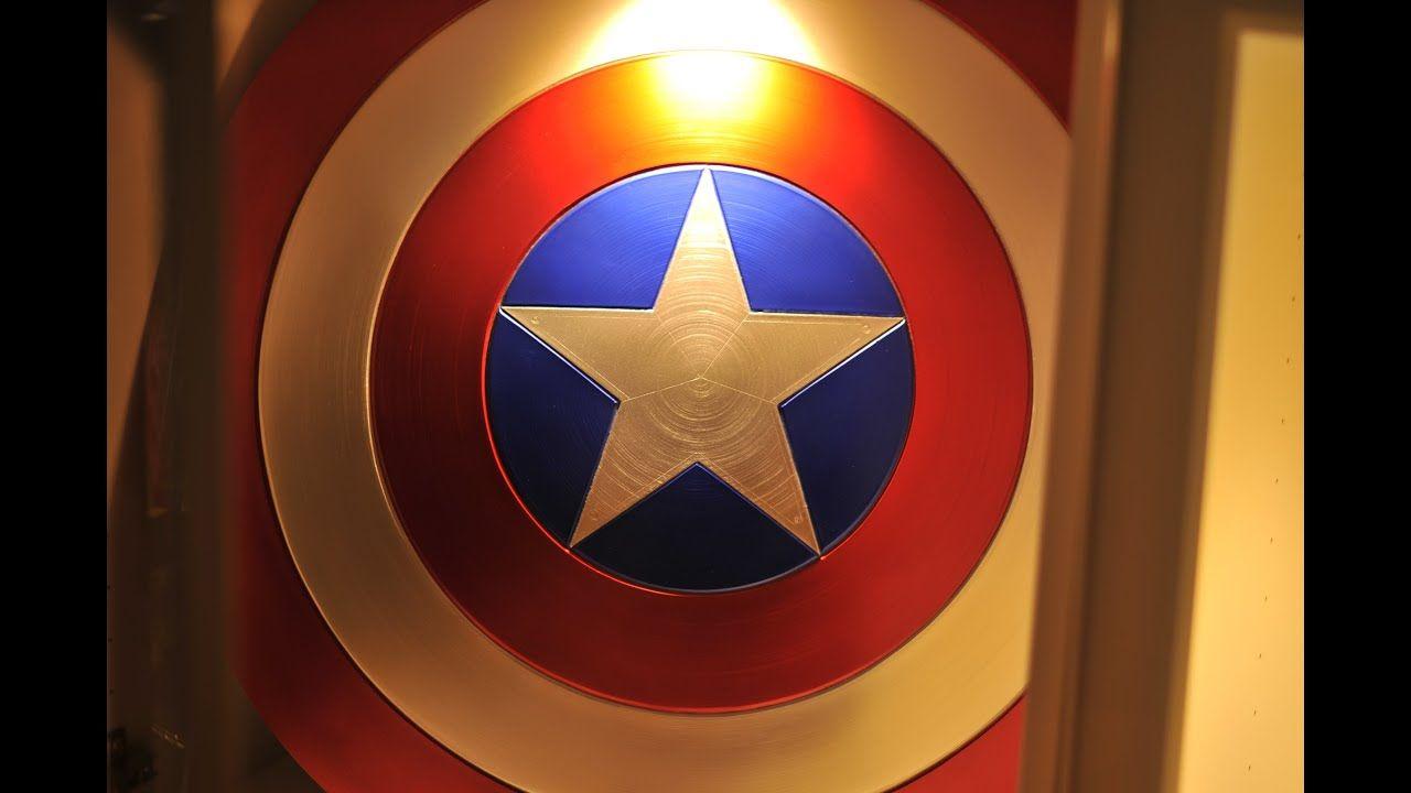 Orange Captain America Logo - Captain America Shield Official Replica From eFX UNBOXING