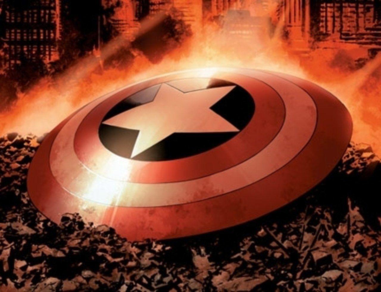 Orange Captain America Logo - New Captain America Shield Revealed