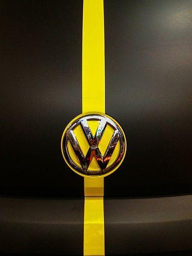 Round Black and Yellow Logo - Hood | Wheels on the bus go round and round | Volkswagen, Cars, Vw ...