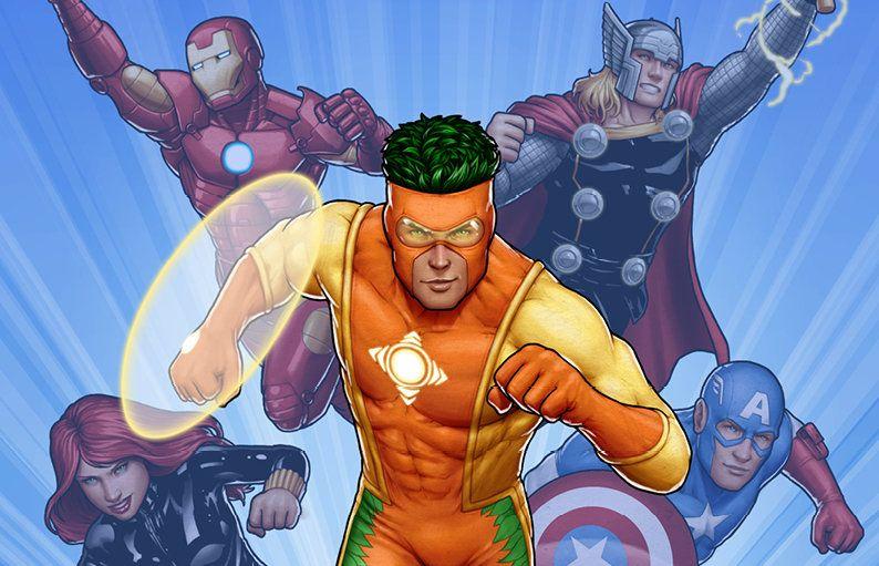 Orange Captain America Logo - Marvel's New Hero Wants To Save The World
