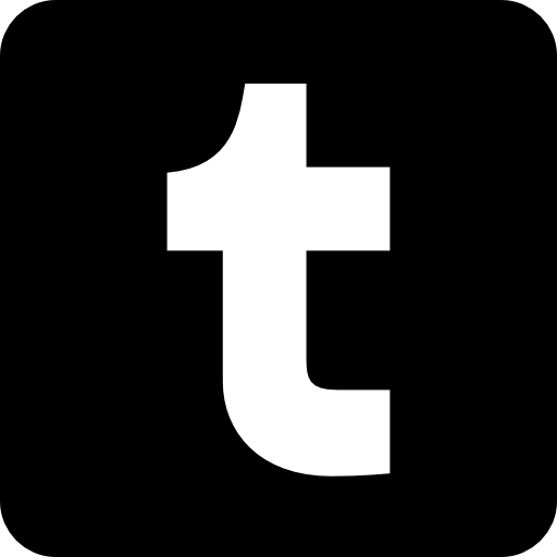 Black and White Tumblr Logo - Tumblr logo Icon