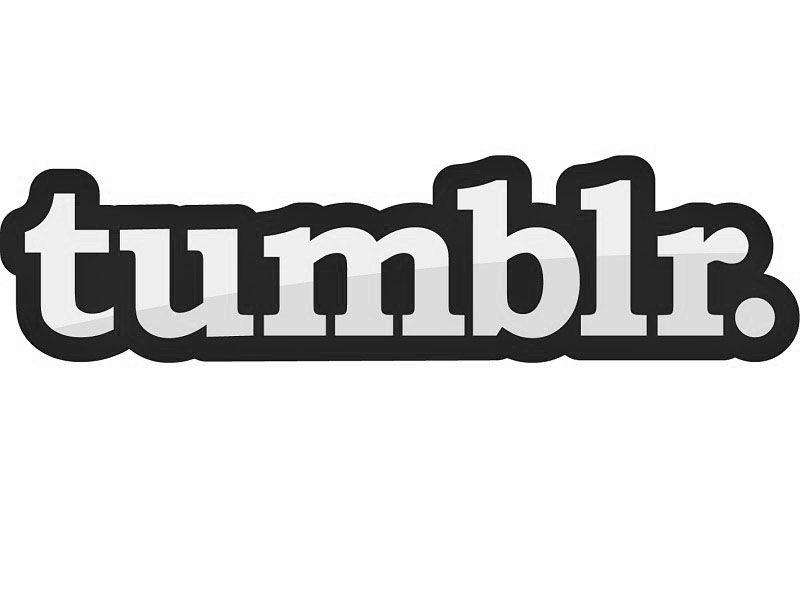 Black and White Tumblr Logo - 1st page Update