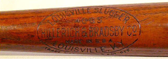 Vintage Louisville Slugger Logo - 1920's Antique Baseball bats