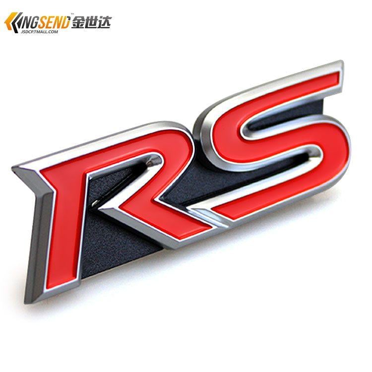 RS Logo - car stickers for Toyota Honda Subaru Mitsubishi Volkswagen Car