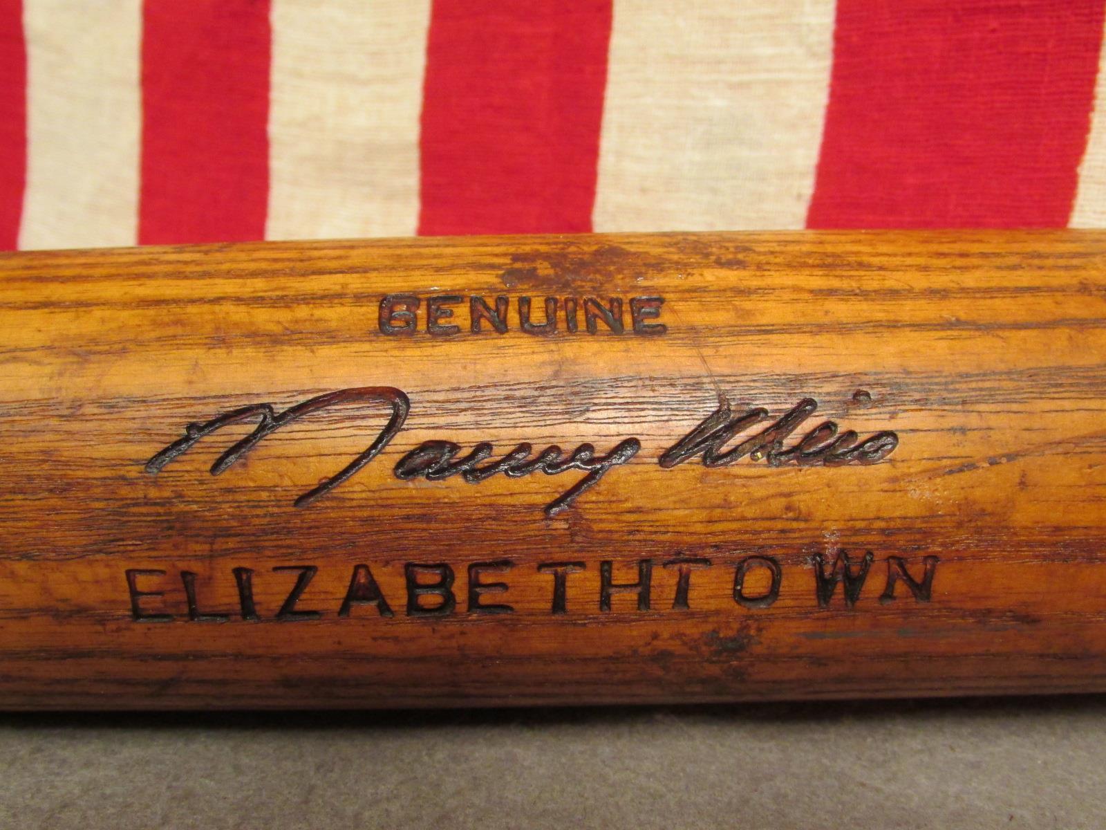 Vintage Louisville Slugger Logo - Vintage Louisville Slugger Maury Wils Baseball Bat Elizabethtown ...