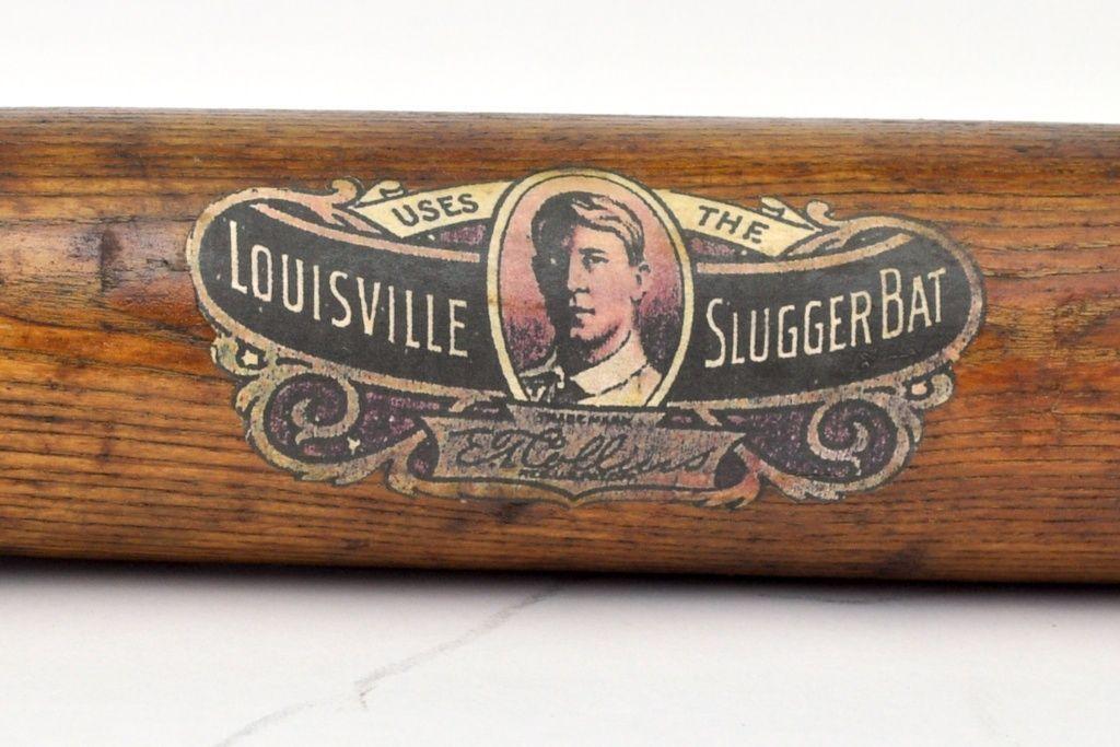 Vintage Louisville Slugger Logo - Lot Detail Collins Vintage Louisville Slugger Decal Bat