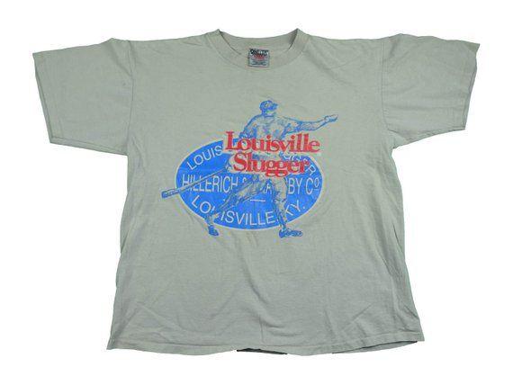 Vintage Louisville Slugger Logo - Vintage Louisville Slugger 90s Tee Vintage 90s Louisville | Etsy