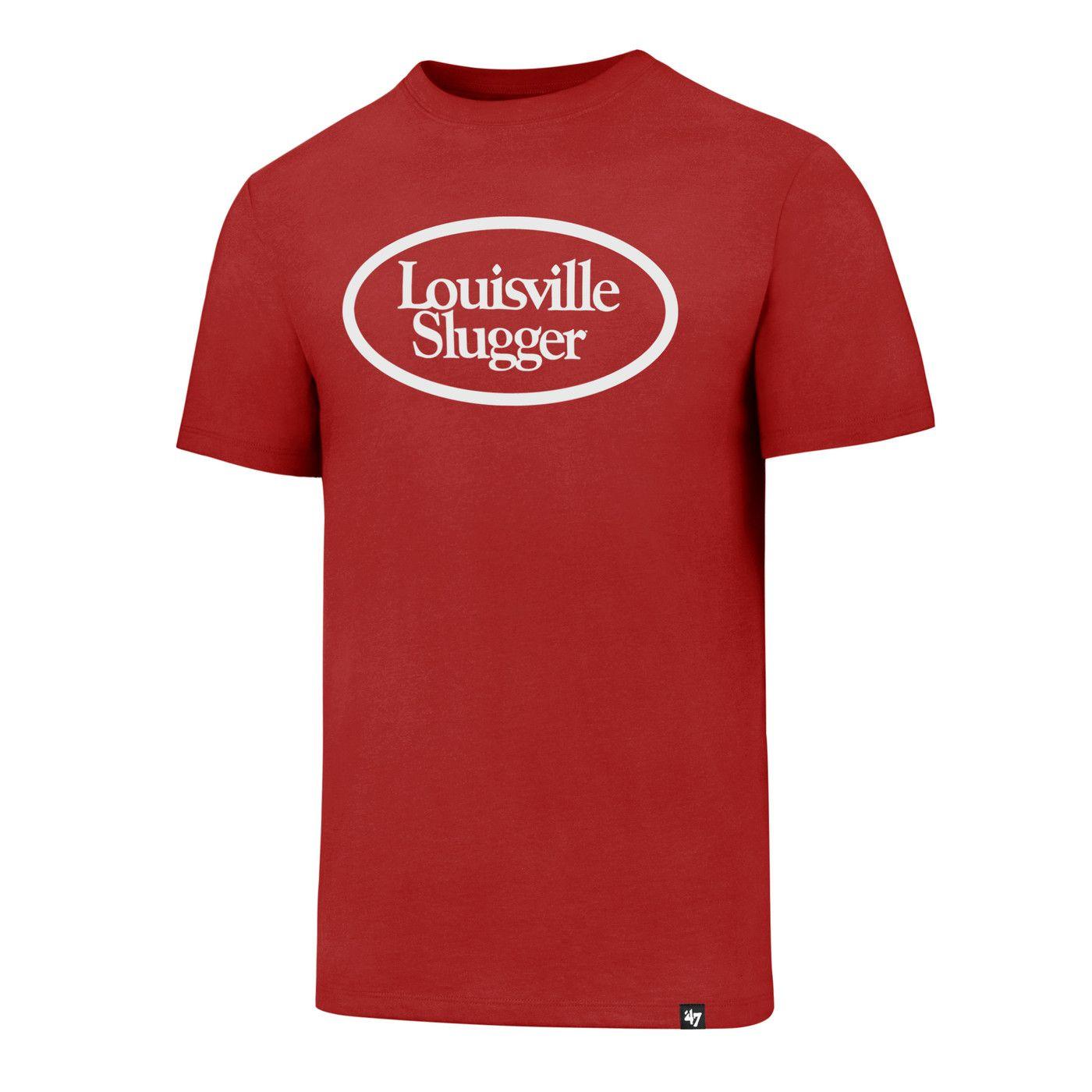 Vintage Louisville Slugger Logo - Vintage T-Louisville Slugger Oval Red